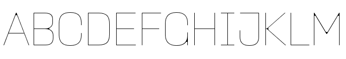Loos Normal Thin Font