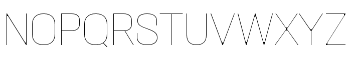Loos Normal Thin Font UPPERCASE