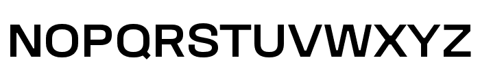 Loos Wide Medium Font UPPERCASE