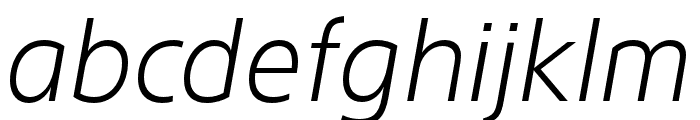 Lotus Eden ExtraLight Italic Font LOWERCASE