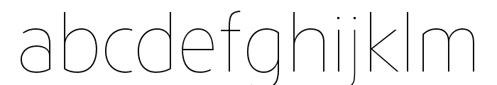 Lotus Eden Thin Font LOWERCASE