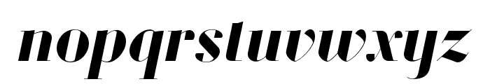 Louvette Banner Bold Italic Font LOWERCASE