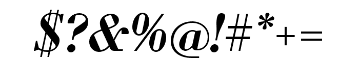 Louvette Deck Semi Bold Italic Font OTHER CHARS