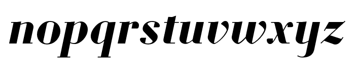 Louvette Display Bold Italic Font LOWERCASE