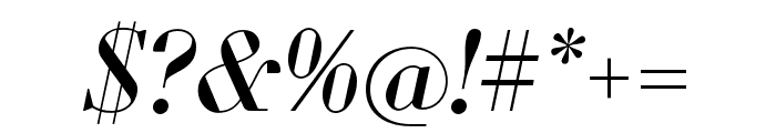 Louvette Display Italic Font OTHER CHARS