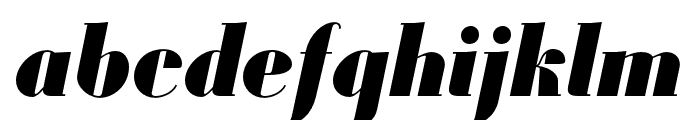 Louvette Display Ultra Italic Font LOWERCASE