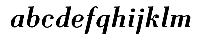 Louvette Text Semi Bold Italic Font LOWERCASE