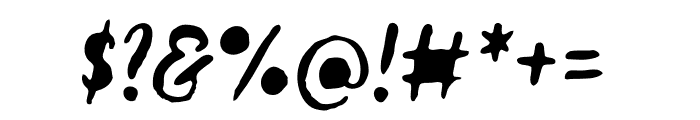 Lullabies Reg Fill Font OTHER CHARS