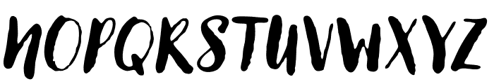 Lullabies Reg Font UPPERCASE