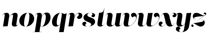 Lust Didone Display Italic Font LOWERCASE