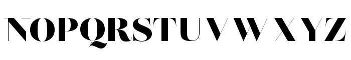 Lust Didone Display Font UPPERCASE