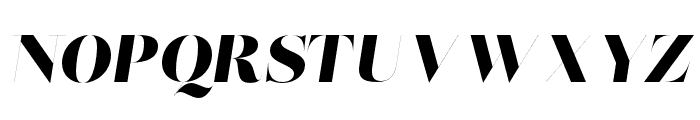 Lust Didone Fine Italic Font UPPERCASE