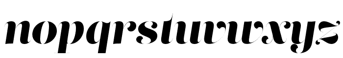 Lust Didone Fine Italic Font LOWERCASE