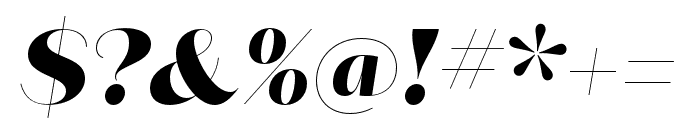 Lust Sans Black Italic Font OTHER CHARS