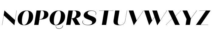 Lust Sans Black Italic Font UPPERCASE