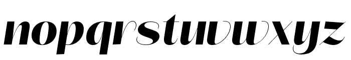Lust Sans Black Italic Font LOWERCASE