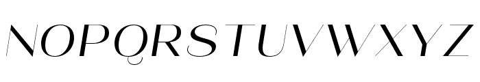 Lust Sans Italic Font UPPERCASE