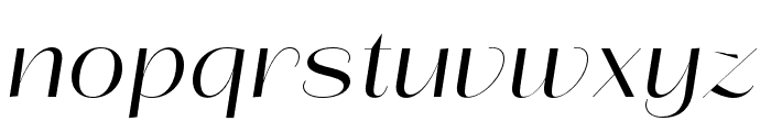 Lust Sans Italic Font LOWERCASE