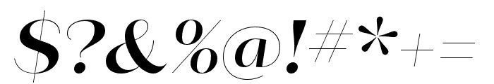 Lust Sans Medium Italic Font OTHER CHARS