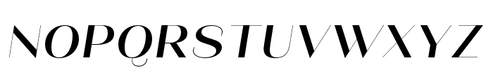 Lust Sans Medium Italic Font UPPERCASE