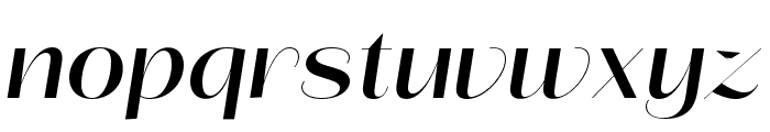 Lust Sans Medium Italic Font LOWERCASE
