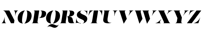 Lust Stencil Display Italic Font UPPERCASE