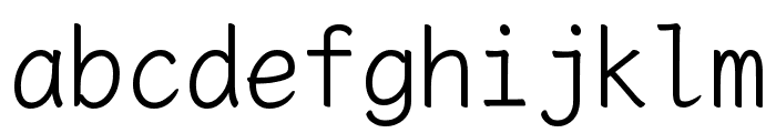 Lxgw Wenkai Mono Tc Light Font LOWERCASE