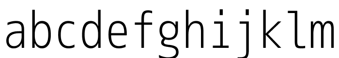 M+ 2m Light Font LOWERCASE