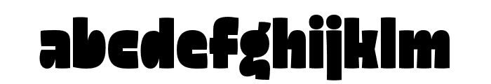 Macchia Black Font LOWERCASE