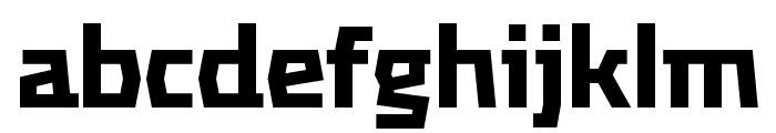 Mach Pro Bold Font LOWERCASE