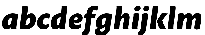 Macho ExtraBold Italic Font LOWERCASE