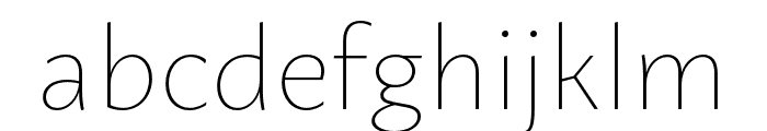 Macho Thin Font LOWERCASE