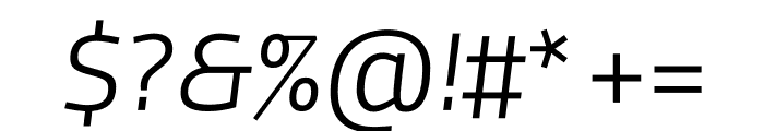 MachoModular Light Italic Font OTHER CHARS