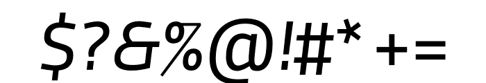 MachoModular Regular Italic Font OTHER CHARS