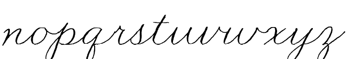 Madelinette Rustica Regular Font LOWERCASE