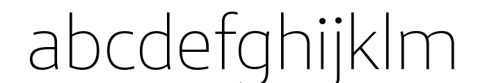 Mae Variable Thin Font LOWERCASE