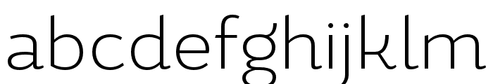 Magallanes ExtraLight Font LOWERCASE
