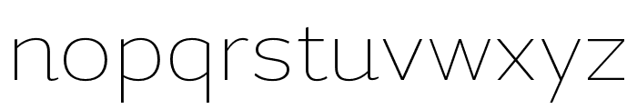 Magallanes UltraLight Font LOWERCASE
