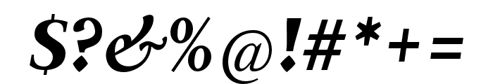 Magneta Black Italic Font OTHER CHARS