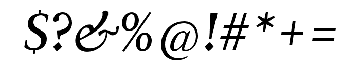 Magneta Condensed Medium Italic Font OTHER CHARS