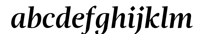 Magneta SemiBold Italic Font LOWERCASE