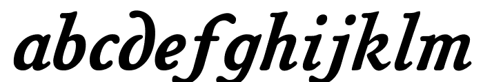 Magpie Bold Italic Font LOWERCASE