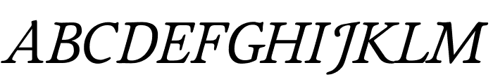 Magpie Italic Font UPPERCASE