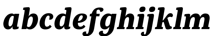 Mala ExtraBold Italic Font LOWERCASE