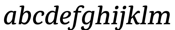 Mala Medium Italic Font LOWERCASE