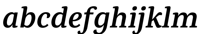 Mala SemiBold Italic Font LOWERCASE