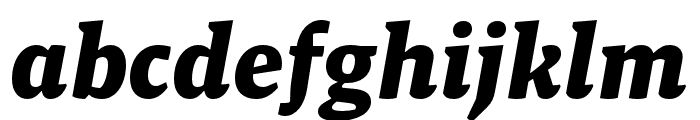 Malaga Narrow OTCE Bold Italic Font LOWERCASE