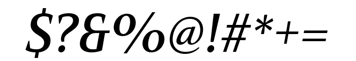 Mandrel Cond Demi Italic Font OTHER CHARS