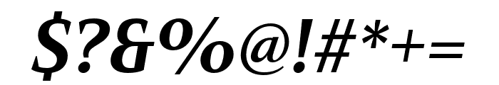 Mandrel Norm ExBold Italic Font OTHER CHARS