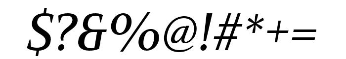 Mandrel Norm Medium Italic Font OTHER CHARS